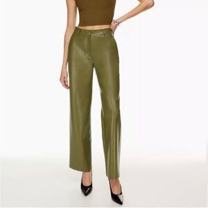Aritzia Babaton Agency Leather Pants